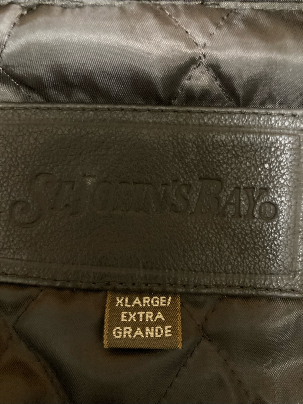 St. John's Bay Men's Dark Brown Lined Leather Jacket - Picture 6 of 10